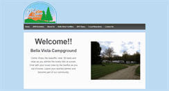 Desktop Screenshot of bellavistacampground.com